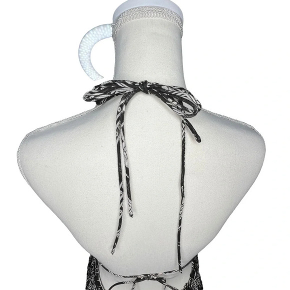 Free People Black and White Printed Triangle Top Maxi Dress Size X-Small
. - Picture 12 of 16